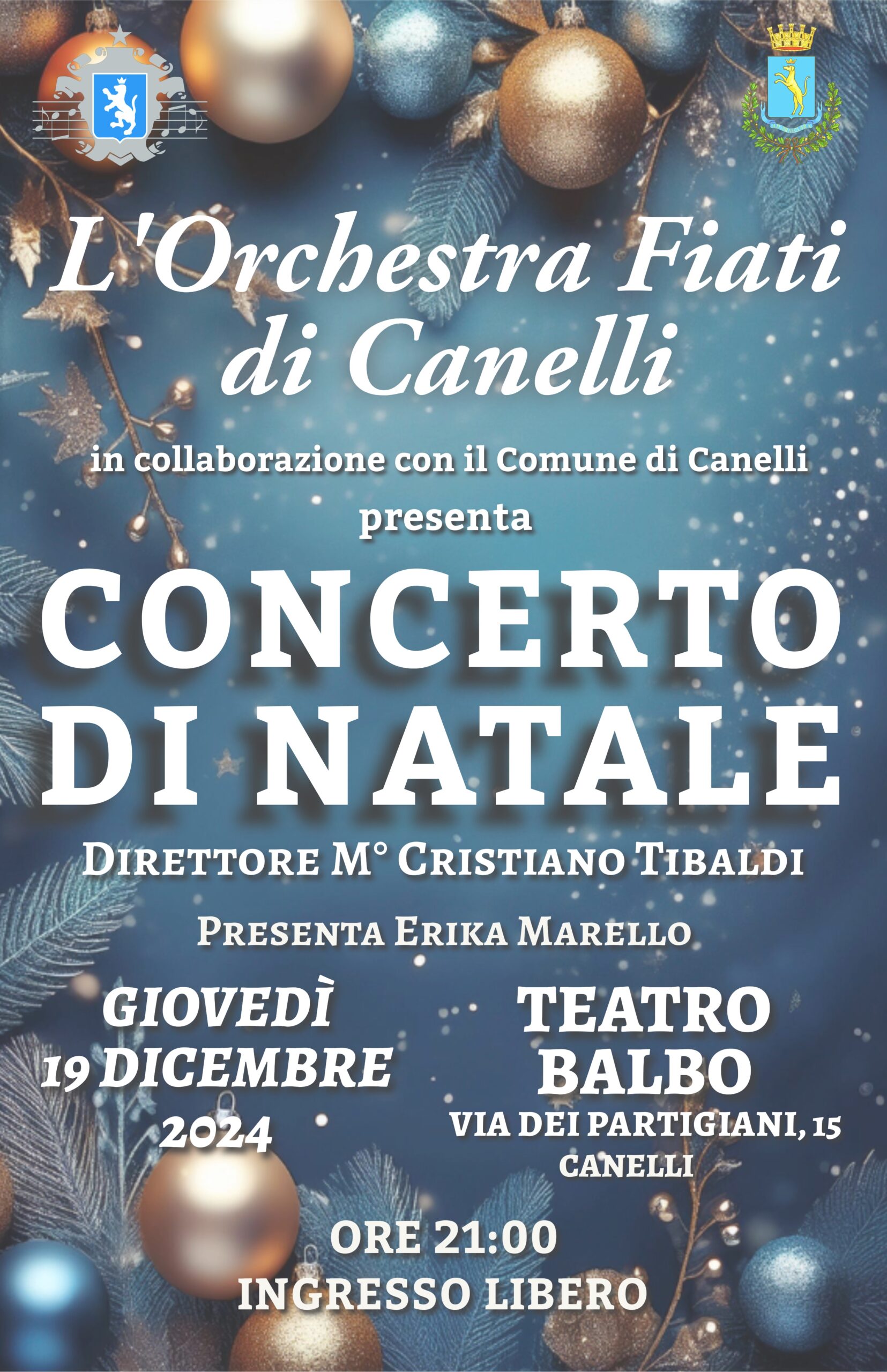 Manifesto concerto Natale 2024 Orchetsra Fiati di Canelli Manifesto concerto Natale 2024 Orchetsra Fiati di Canelli